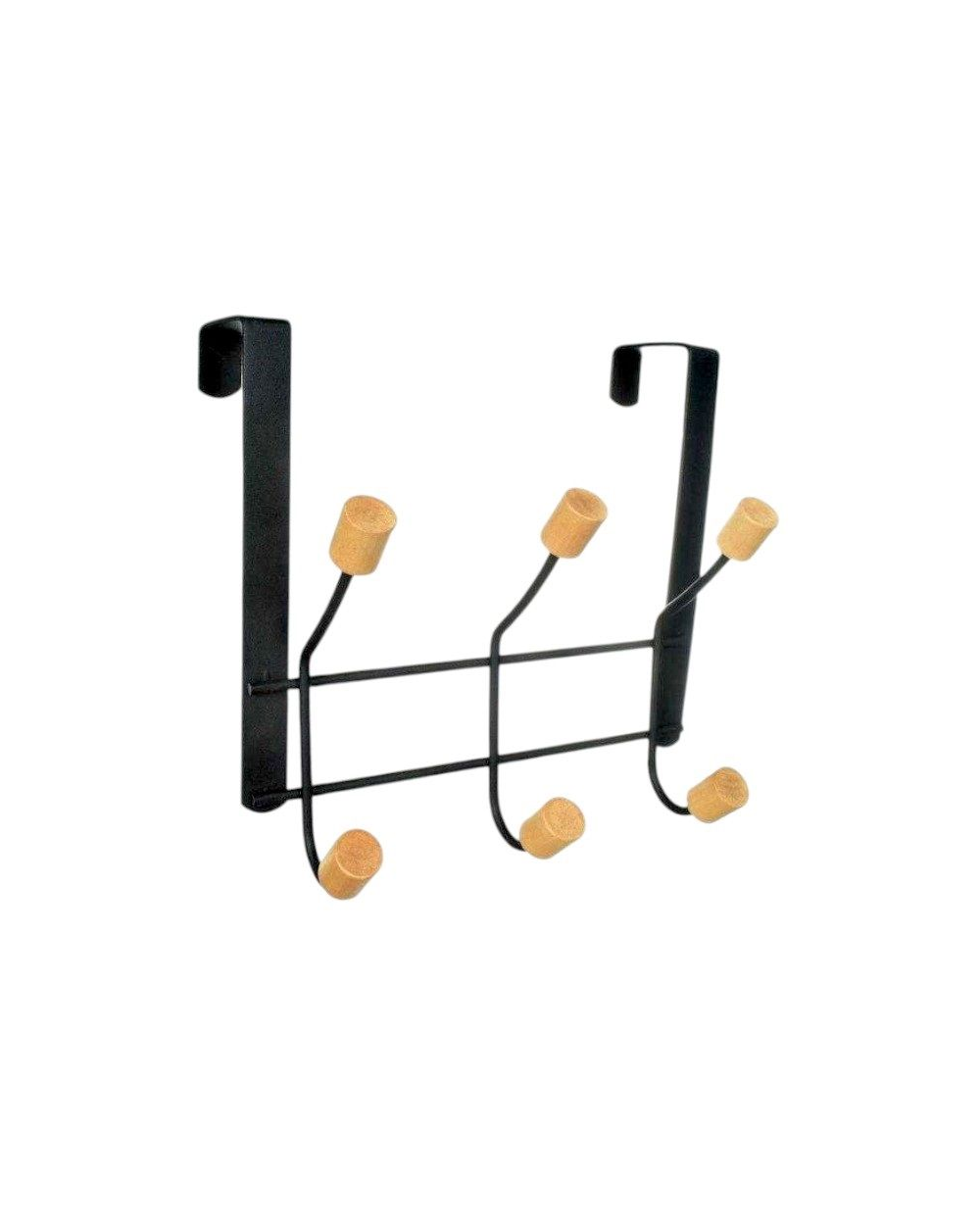 Μεταλλική κρεμάστρα πόρτας 3 θέσεων