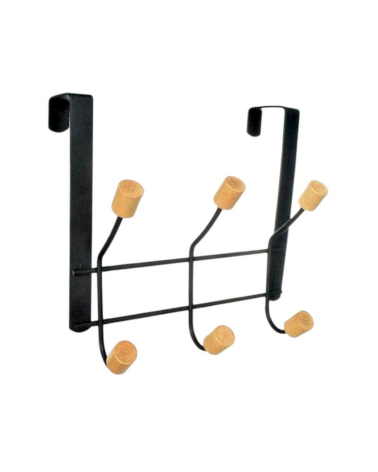 Μεταλλική κρεμάστρα πόρτας 3 θέσεων