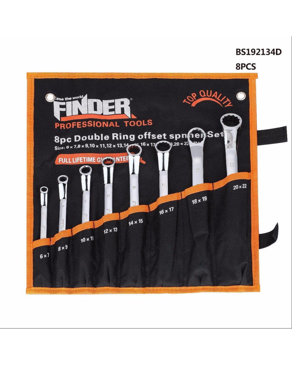 Σετ κλειδιά πολύγωνα - 8pcs  - Finder