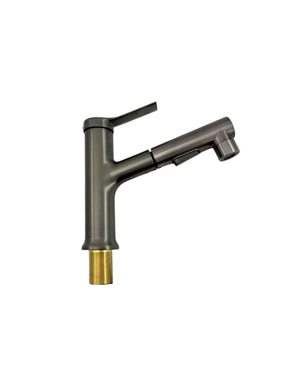 Μπαταρία βρύσης κουζίνας με επεκτεινόμενη κεφαλή - Grey