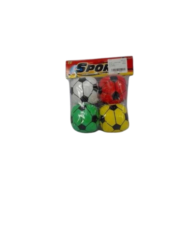 Σετ μαλακά μπαλάκια παιχνιδιού - No.3 - 4pcs - 0648-45