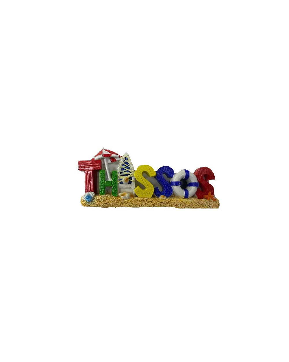 Tουριστικό μαγνητάκι Souvenir – Σετ 12pcs - Resin Magnet - Thassos - 678129