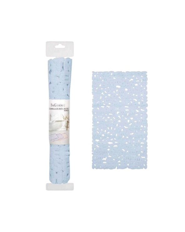 Αντιολισθητικό πατάκι μπάνιου - M0842 - 36x66cm - Light Blue