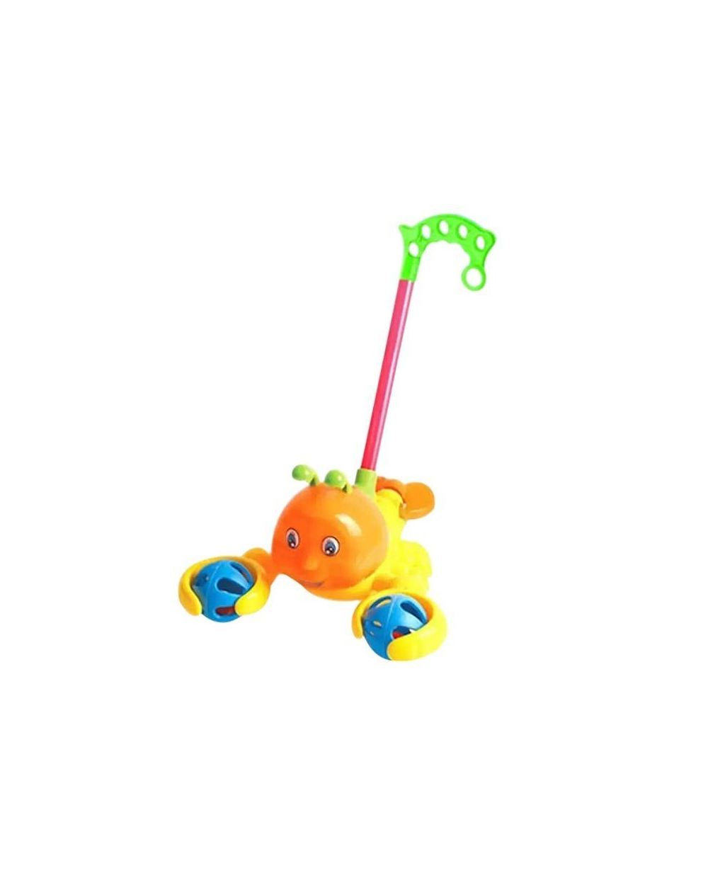 Συρόμενο παιχνίδι Καβουράκι - 198-13 - 117295 - Yellow/Orange