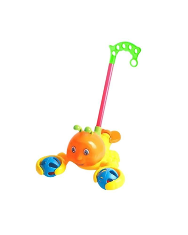 Συρόμενο παιχνίδι Καβουράκι - 198-13 - 117295 - Yellow/Orange