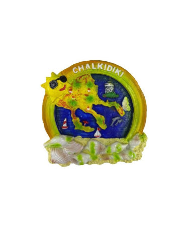 Tουριστικό μαγνητάκι Souvenir – Σετ 12pcs - Chalkidiki