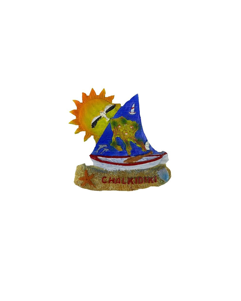 Tουριστικό μαγνητάκι Souvenir – Σετ 12pcs - Chalkidiki