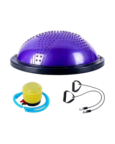 Μπάλα Ισορροπίας εκγύμνασης σώματος με λαβές - 82364 - 58cm - 150622 - Purple