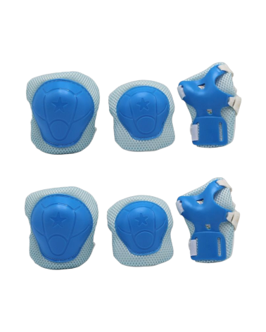 Παιδικό σετ προστατευτικά γονάτων-αγκώνων-καρπών - 556668 - Blue