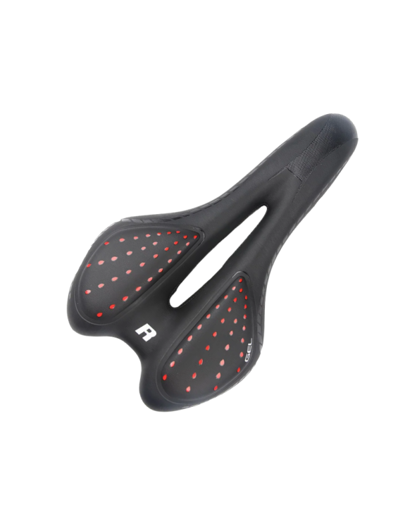 Σέλα ποδηλάτου - S36-46GEL - 651124 - Black/Red