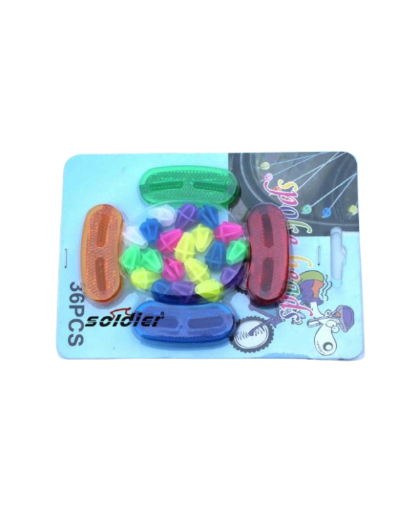 Διακοσμητικά ακτινών ζάντας ποδηλάτου & ανακλαστικά - S65-05h