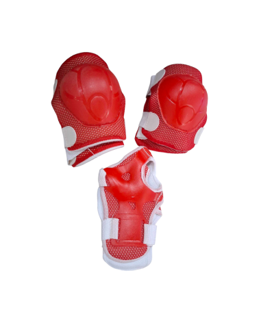 Παιδικό σετ προστατευτικά γονάτων-αγκώνων-καρπών - 556668 - Red
