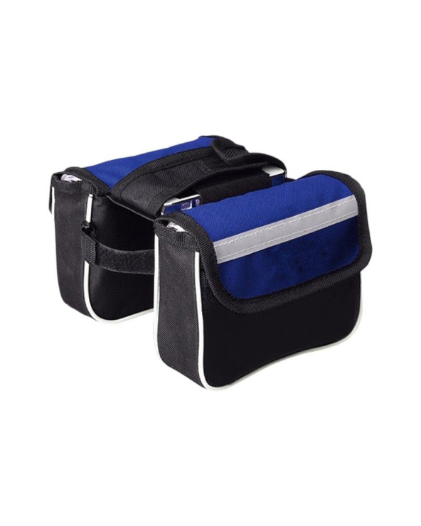 Τσάντα-μπαγκαζιέρα ποδηλάτου διπλή - S39-22S - 651193 - Blue