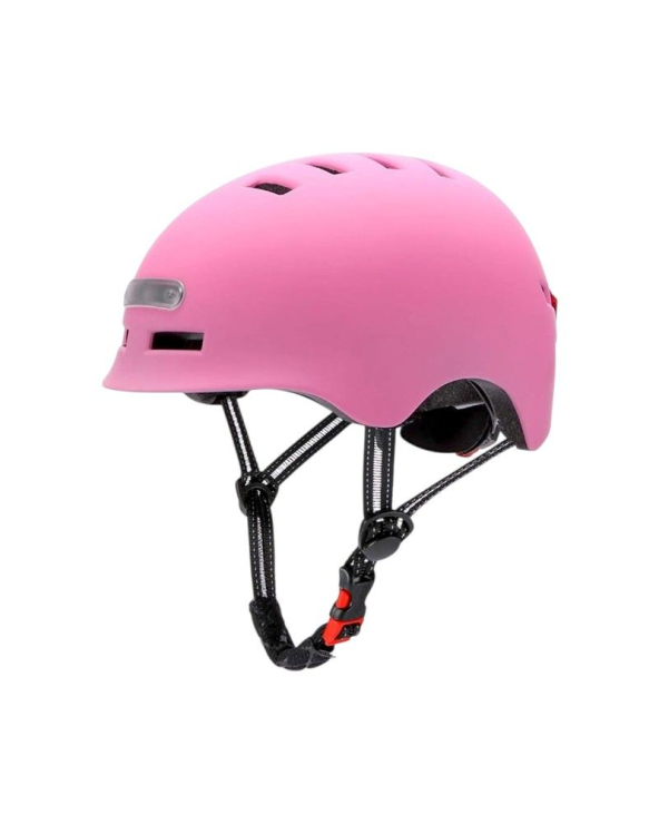 Κράνος ποδηλάτου με προβολέα LED - S45-79-3 - 652886 - Pink