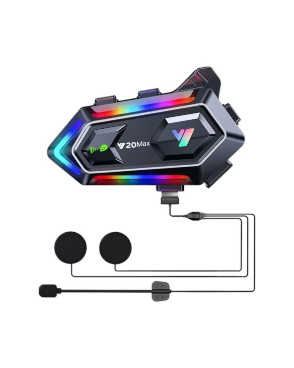 Ασύρματη ενδοεπικοινωνία κράνους μοτοσυκλέτας - Bluetooth - Y20-MAX