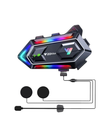 Ασύρματη ενδοεπικοινωνία κράνους μοτοσυκλέτας - Bluetooth - Y20-MAX