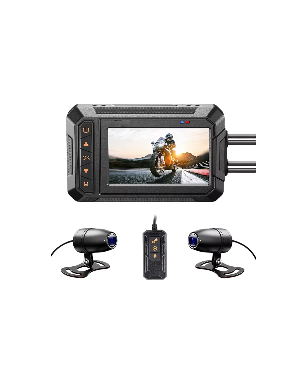 Καταγραφικό μοτοσυκλέτας - 3   - M4A - WiFi