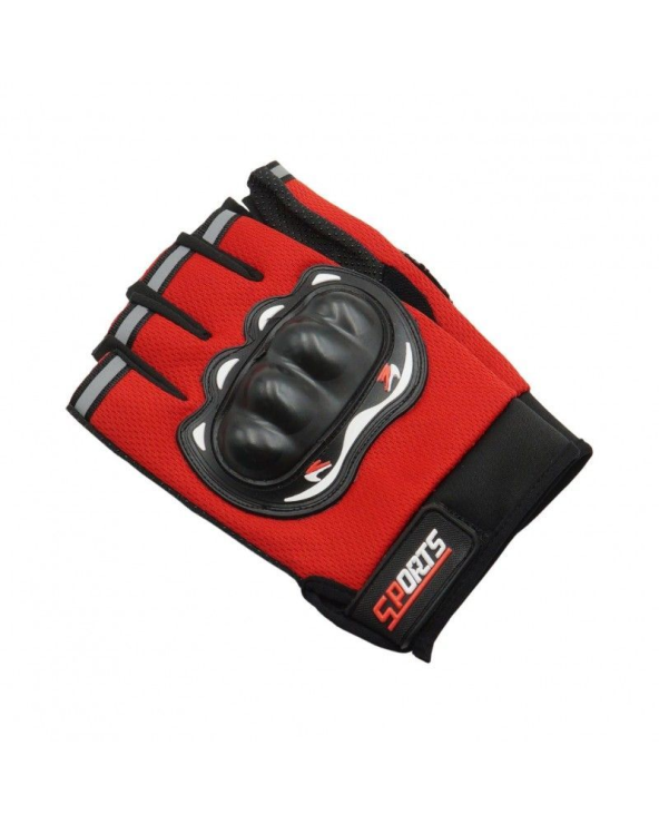 Γάντια μοτοσυκλέτας κοφτά - 556661 - Red