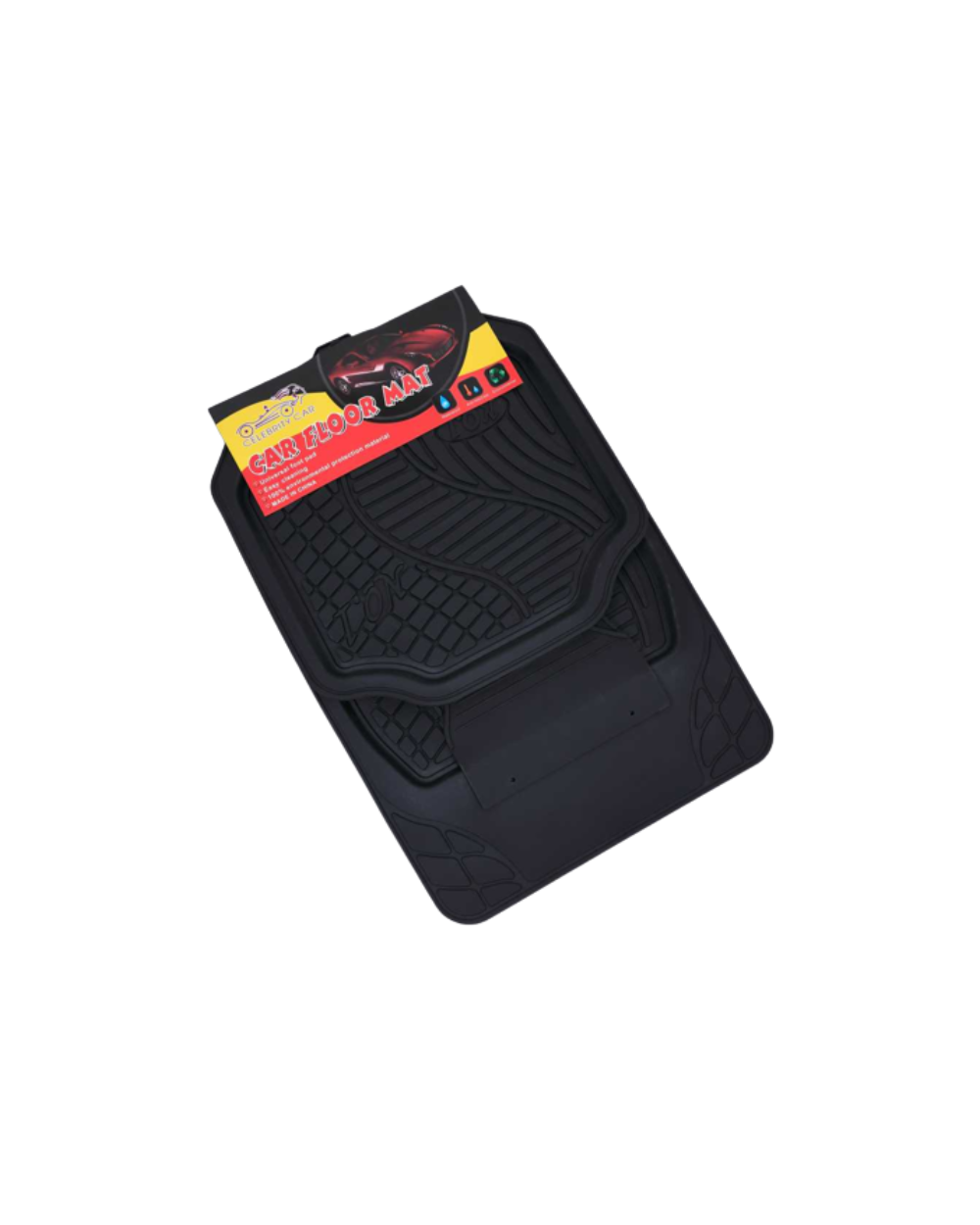 Πατάκια αυτοκινήτου PVC - Celebrity Car - 007 - 4pcs