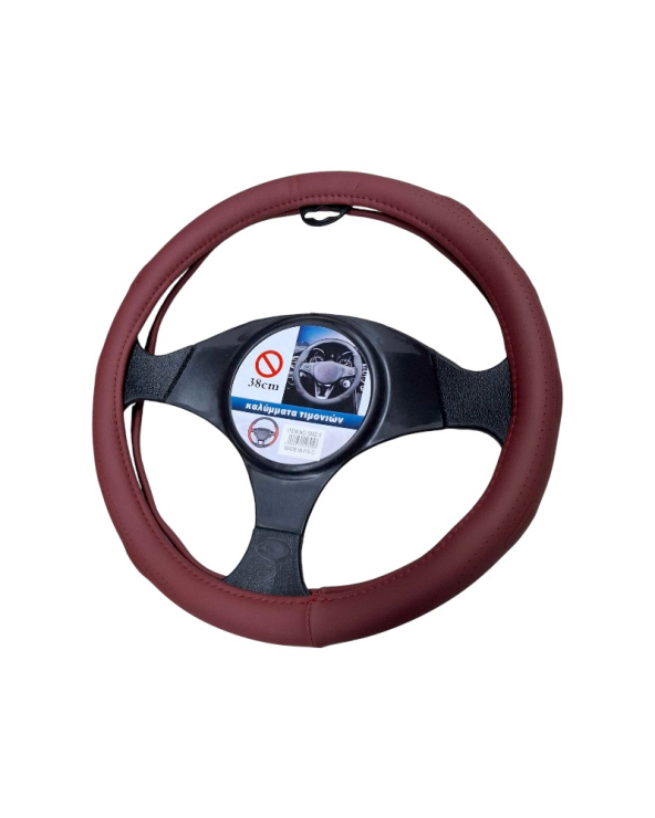 Κάλυμμα τιμονιού αυτοκινήτου - SMZ-5 - 123053 - Dark Red