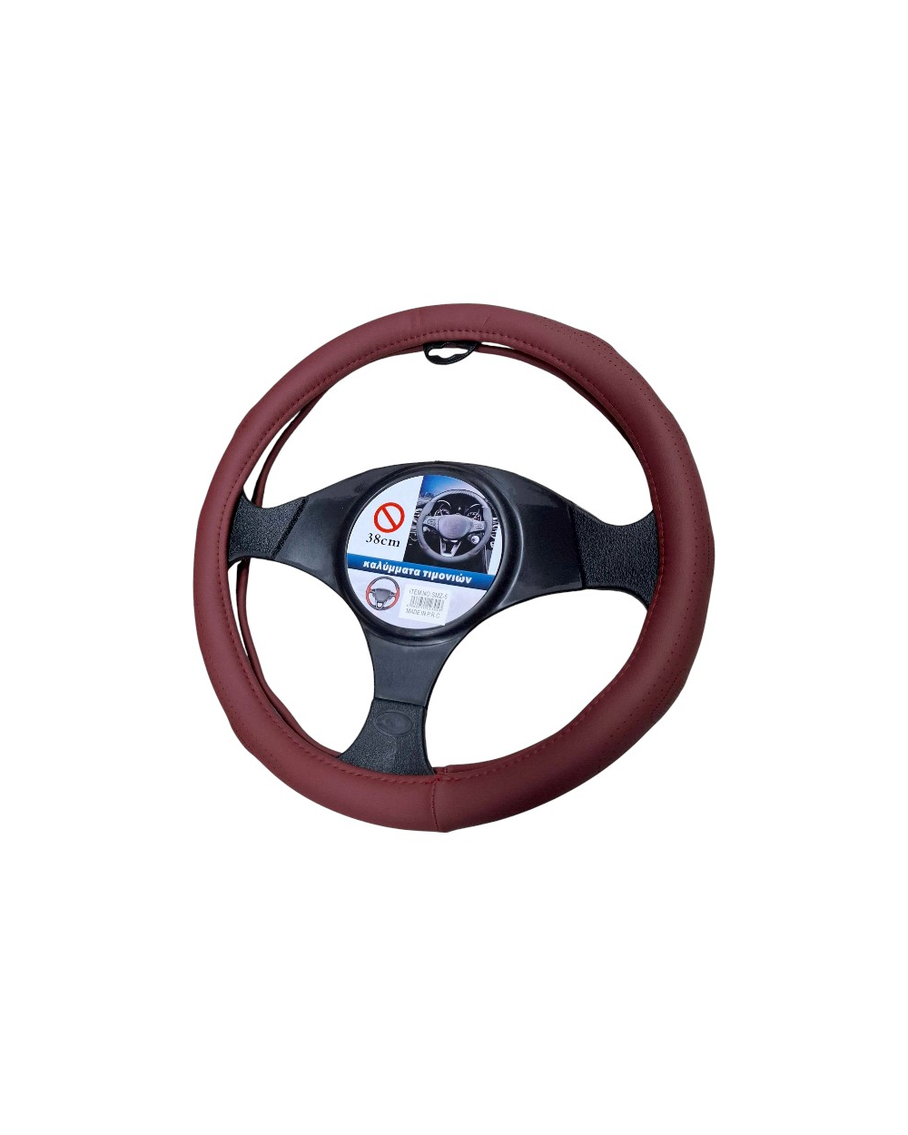 Κάλυμμα τιμονιού αυτοκινήτου - SMZ-5 - 123053 - Dark Red