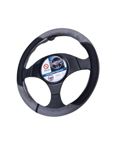 Κάλυμμα τιμονιού αυτοκινήτου - SMZ-9 - 123077 - Light Grey