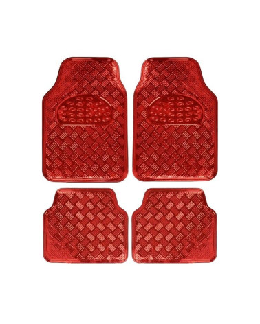 Πατάκια αυτοκινήτου - Celebrity Car - 016 - 4pcs - 122292 - Red