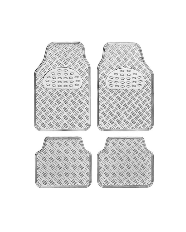 Πατάκια αυτοκινήτου - Celebrity Car - 016 - 4pcs - 122292 - Silver