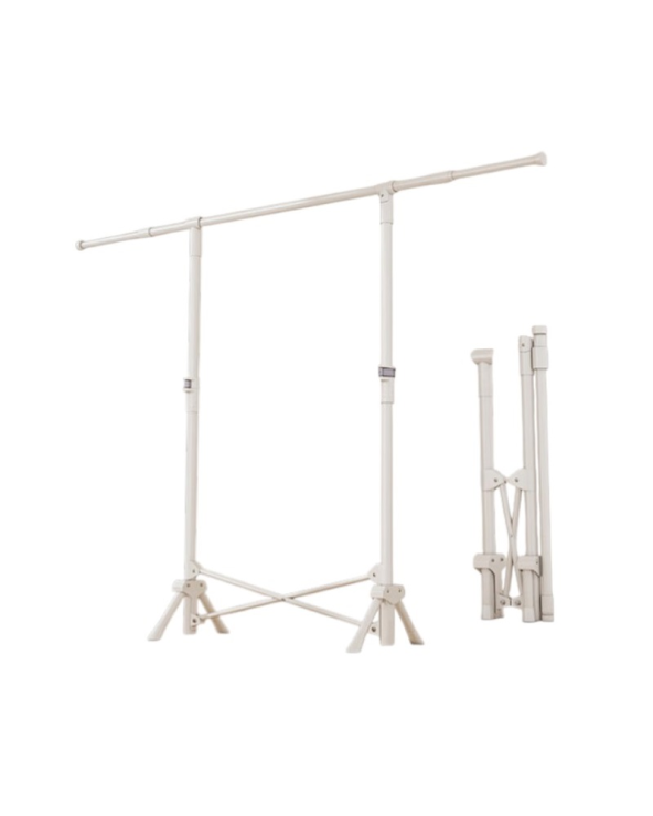 Πτυσσόμενη κρεμάστρα δαπέδου & απλώστρα ρούχων - DG202501 - 282180 - White