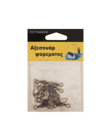 Στριφτάρια με παραμάνα ασφαλείας - No.6 - 10pcs