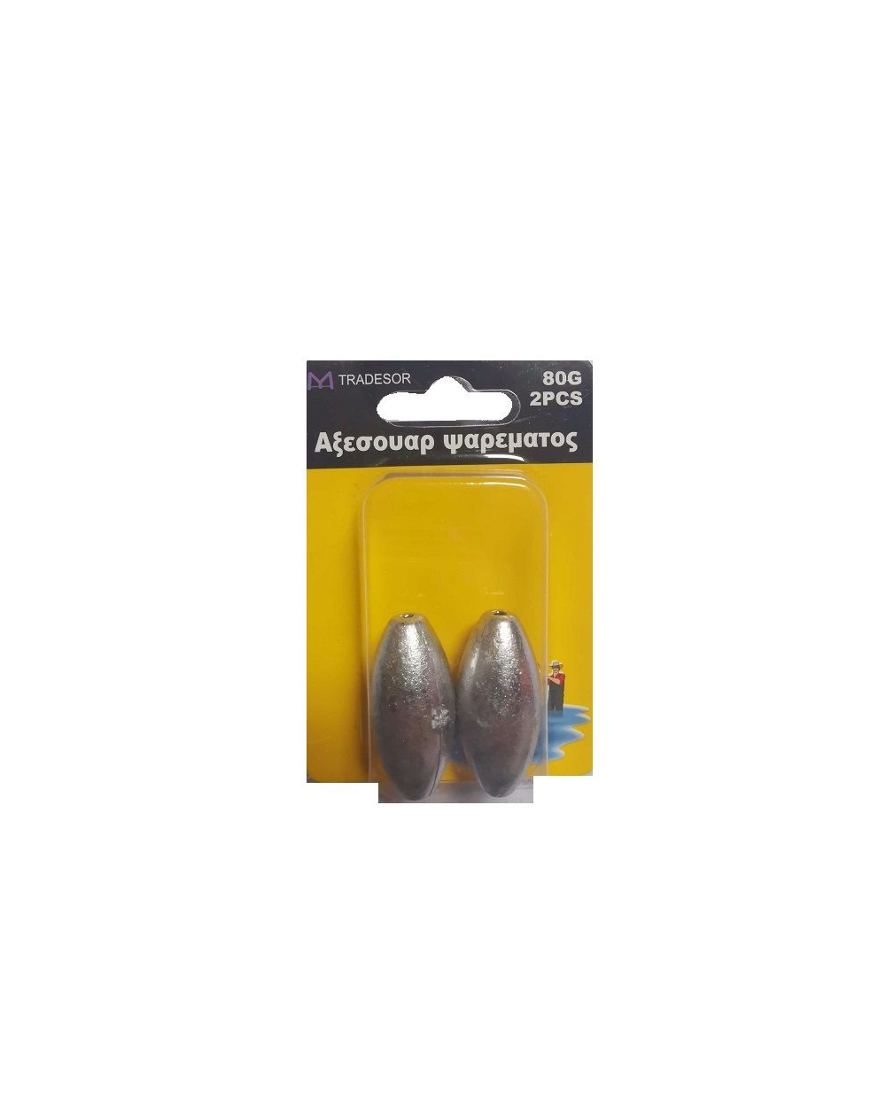 Βαρίδια αλιείας - 60gr - 2pcs