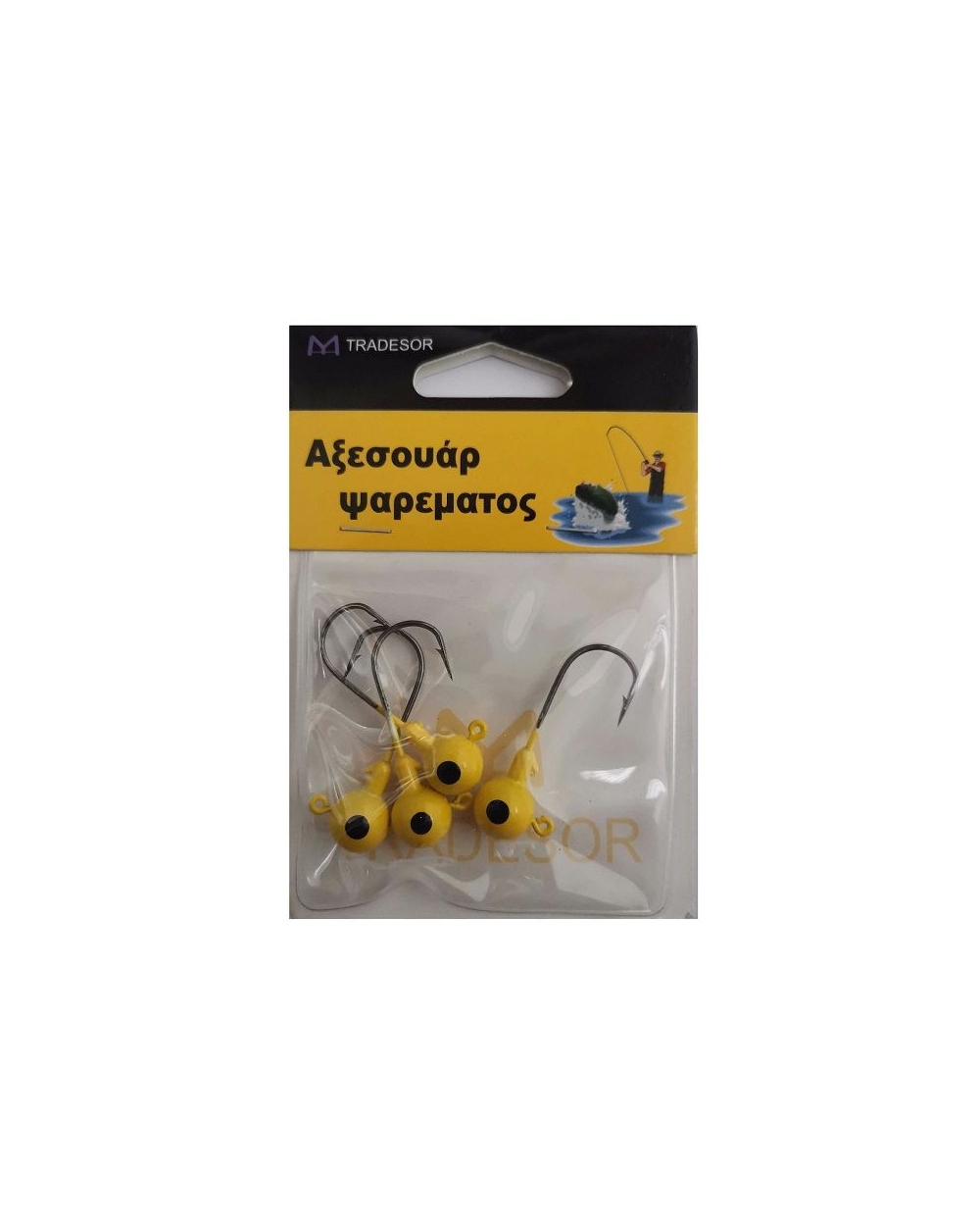 Μολυβοκεφαλές με αγκίστρι - 3.5gr - 5pcs