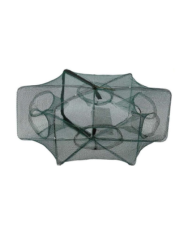 Πτυσσόμενη παγίδα ψαρέματος - Κιούρτος με 6 εισόδους - 25*80cm