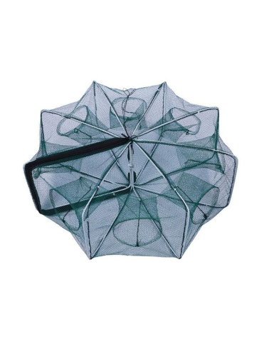 Πτυσσόμενη παγίδα ψαρέματος - Κιούρτος με 8 εισόδους - 21*60cm