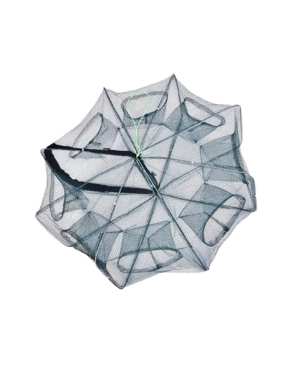 Πτυσσόμενη παγίδα ψαρέματος - Κιούρτος με 8 εισόδους - 23x70cm