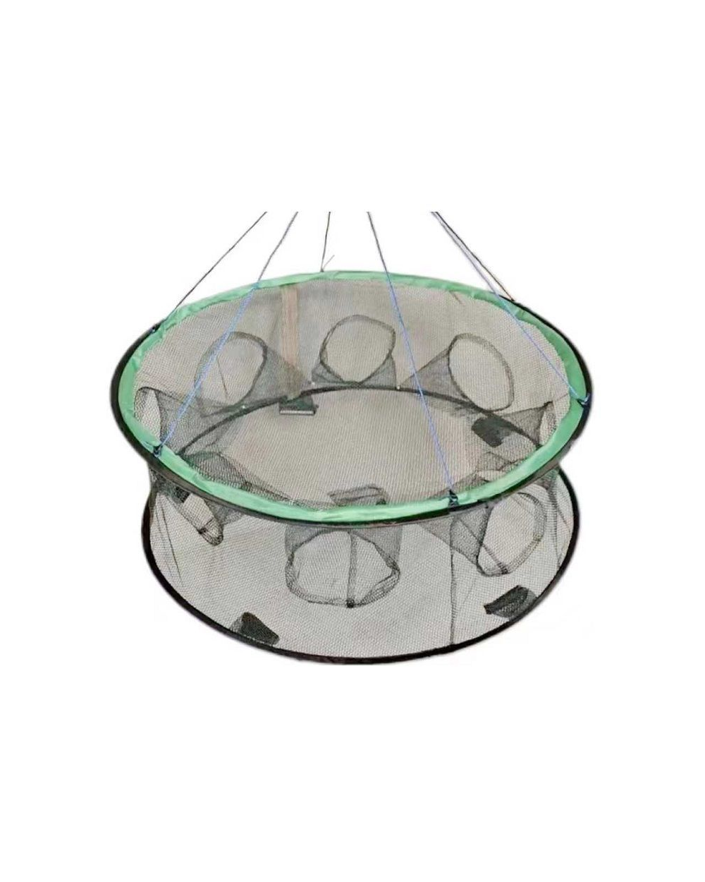 Πτυσσόμενη παγίδα ψαρέματος - Κιούρτος με 10 εισόδους - 70x26cm