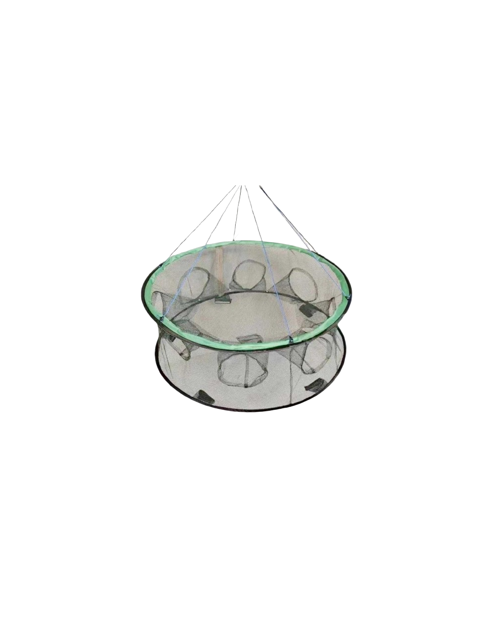Πτυσσόμενη παγίδα ψαρέματος - Κιούρτος με 13 εισόδους - 60x52cm