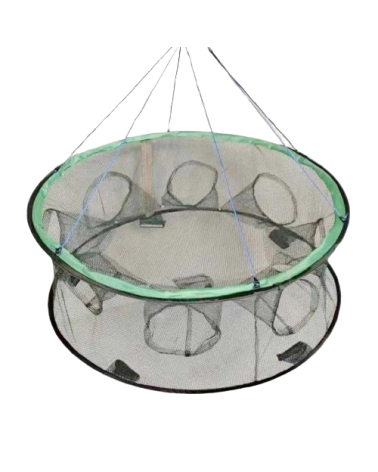 Πτυσσόμενη παγίδα ψαρέματος - Κιούρτος με 13 εισόδους - 60x52cm