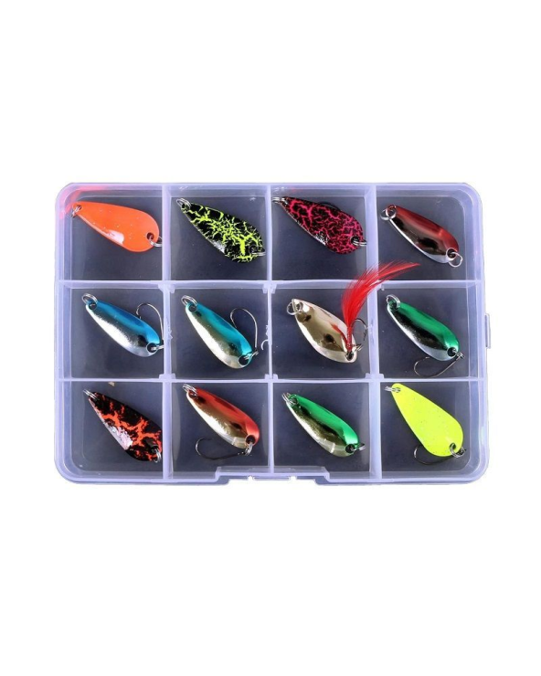 Σετ πλάνοι ψαρέματος σε θήκη - 039 - 12pcs