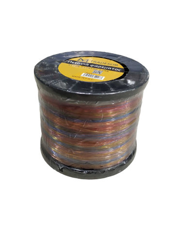 Πετονιά ψαρέματος πολύχρωμη - 500g - 0.4mm