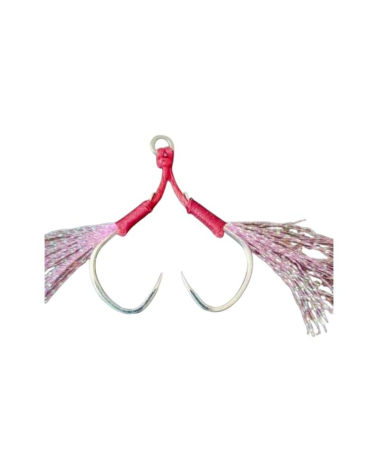Αγκίστρι διπλό με νήμα - Assist Hooks - 1/0