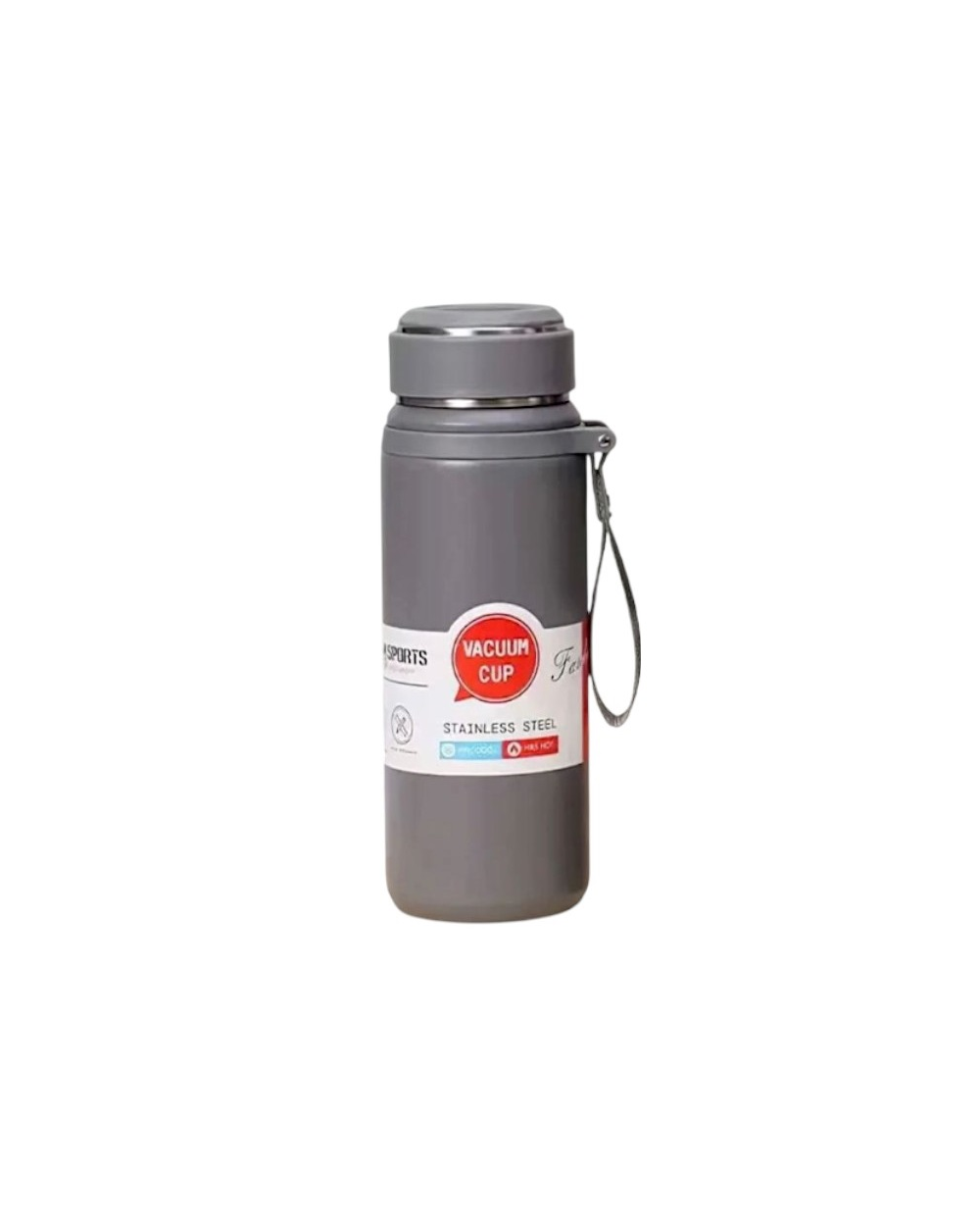 Φορητό παγούρι-θερμός - 800ml - 168442 - Grey