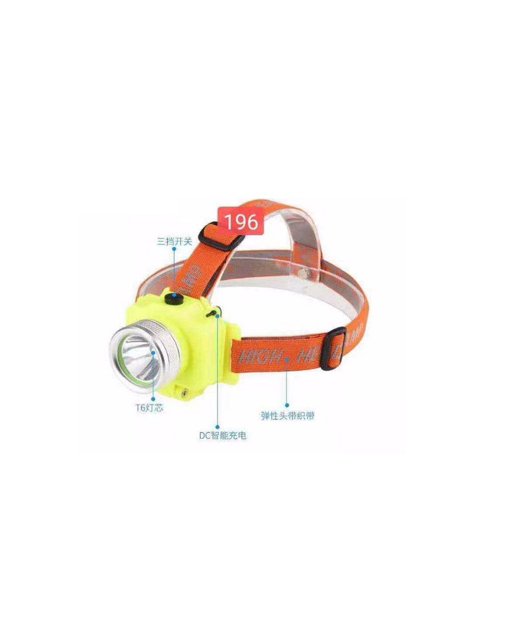 Φακός κεφαλής LED – Headlamp - 196-T6
