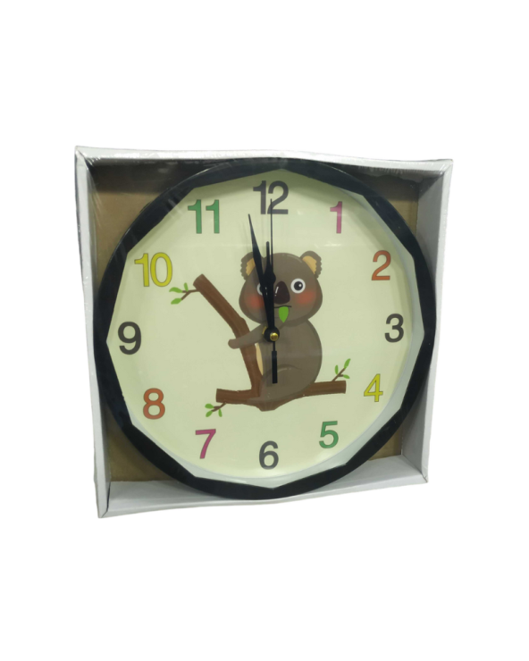 Παιδικό ρολόι τοίχου - XH-B2602 - 26cm - 126027 - Black