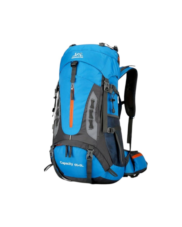 Σακίδιο πλάτης ορειβατικό - H2207 - 65L+5L - 251586 - Light Blue