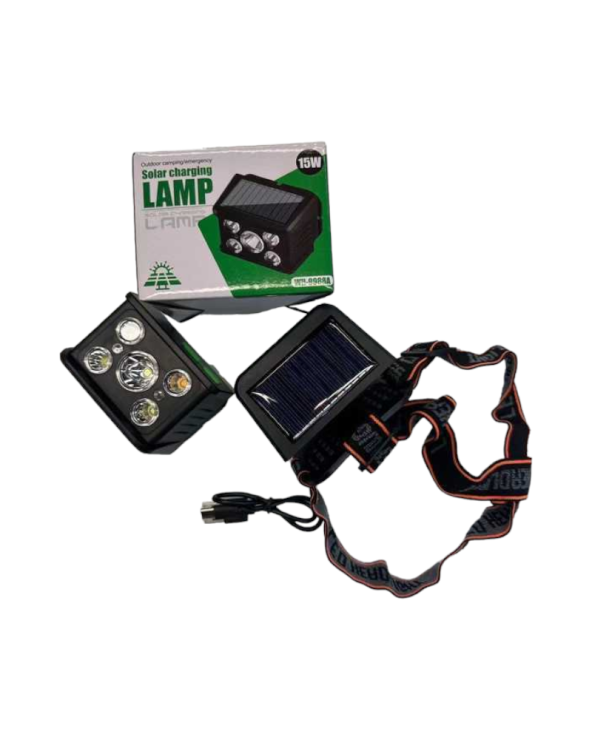 Φακός κεφαλής LED με ηλιακό πάνελ - FA-9988A