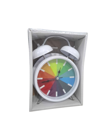 Επιτραπέζιο ρολόι - Ξυπνητήρι - 8806-10 - 880642 - White