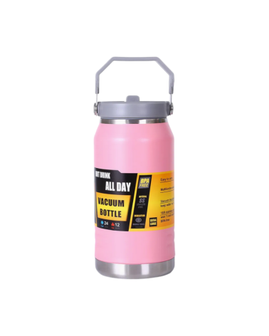 Φορητό παγούρι-θερμός - 1000ml - 123811 - Pink