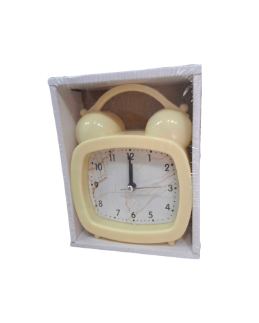 Επιτραπέζιο ρολόι – Ξυπνητήρι - 618D - 906182 - Yellow