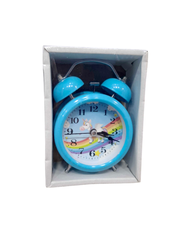 Επιτραπέζιο ρολόι - Ξυπνητήρι - 3301-6 - 330130 - Blue